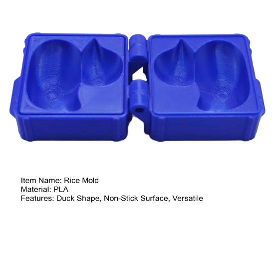 Rice Mold Duck Shape Non-Stick Sushi Mold Kids Adults DIY Versatile Rice Shaper Rice Ball Maker
