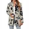 Women's Fashion Casual Long Sleeve Cardigan Thin Loose Cardigan Jacket With Pockets