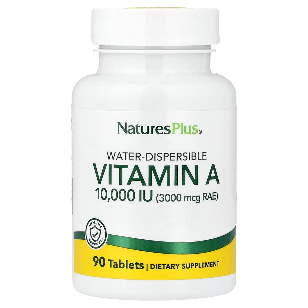 Nature's Plus Hydrated Vitamin A 10,000 IU (3000 mcg) 90 Tablets