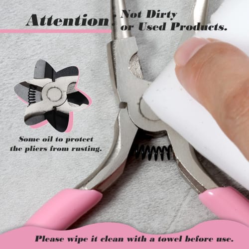 SPEEDWOX Pin Bending Pliers, Round Pliers with Groove, Wire Loop Pliers, Cuttable, Single Round, for Coiling Wire, Circle Bending, Wire Crafts, Beadin