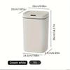 16L Smart Sensor Trash Can Waterproof Garbage Storage Box with Lid Three-sensor Mode USB Bathroom Kitchen Bedroom Wastebasket