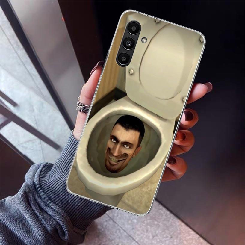 S-Skibidi Toilet Mobile Cell Phone Case For Samsung Galaxy A17 A57 A37 A16 A26 A36 A56 A15 A25 A35 A55 A14 A13 A54 A53 A34 A24 A