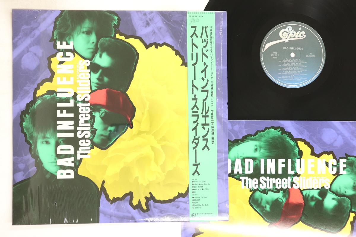 

LP Record STREET SLIDERS - Bad Influence 283H306 EPIC 1987 Japan Obi Japanese Pop/Rock Used