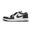 Air Jordan 1 Low Top Vintage Basketball Shoes Men's Black White 553558-132(Team-)