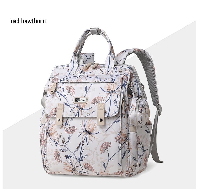 New Large Capacity Mother & Baby Casual Backpack - Fashionable & Portable Double Shoulder Mummy Bag