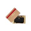 Zip Around 19 Gift Box Fashion Print Pattern Zipper Closure Smooth Calfskin Leather Wallet Women Wallet Black CF464-IMBLK
