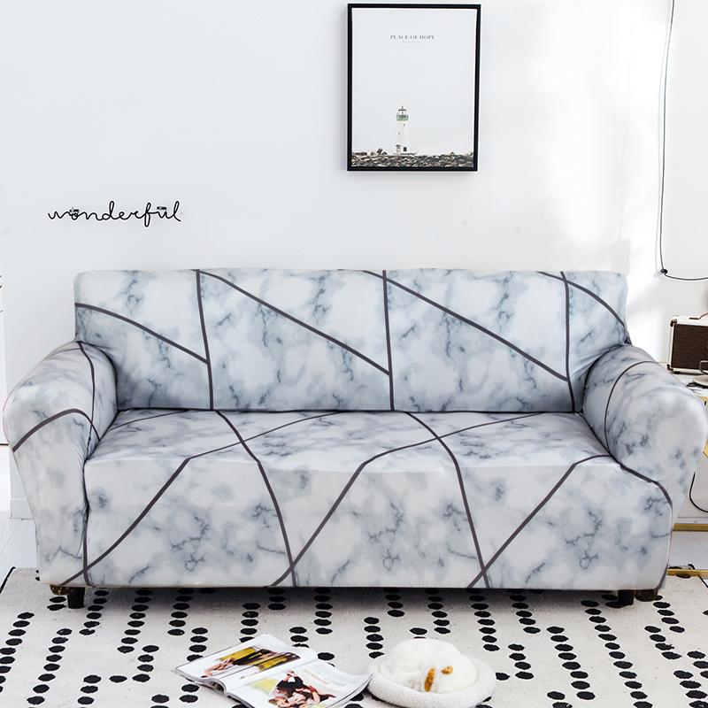 S-emiga Floral Printed Sofa Covers for Living Room Elastic Stretch Slipcover Sectional Corner Sofa Covers 1/2/3/4-seater