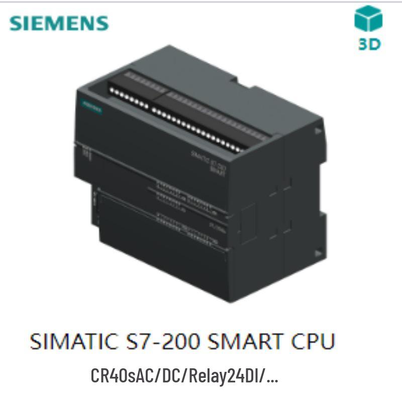 

Модуль ЦП Siemens 6ES7288-1SR60-0AA1, Стандартний ввід/вивід, Оригінальний новий S7-200 SMART-CPU ST60