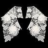 Water Soluble Lace Hollow Embroidery Shoulder Flower Doll Collar Lace Accessories Leaf Pattern Three-Dimensional Hollow Applique Fake Collar