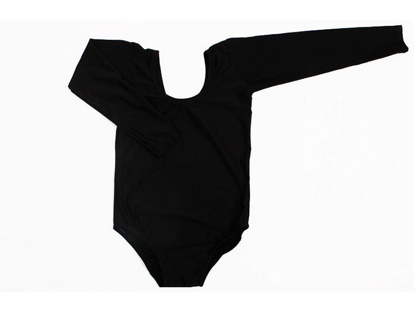 Children's Shiny Long Sleeve Gymnastics Leotard - Boys & Girls Performance Spandex One-Piece for Dance & Aerobics