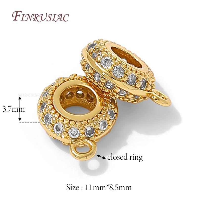 

18K Gold Plated Brass with Zircon Bails,Jewelry Bail,Necklace Pendant Holder,Bails For Pendants,Supplies For Jewelry Accessories 2 pieces