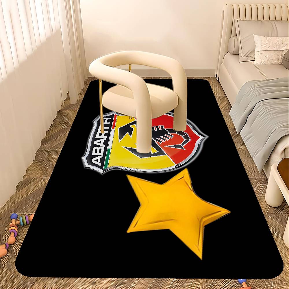 A-Abarth Bathroom Mat Kids Room Bedroom Decoration Balcony Anti-Slip Doormat Living Room Welcome Rug
