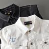 Foreign Trade End Order Cut Label Spring and Autumn Slim Fit Export Embroidery