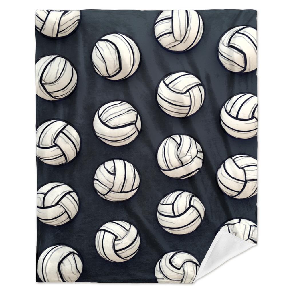 Volleyball-Themed Flannel printed blanket suitable for all seasons suitable for living room office sofa and travel