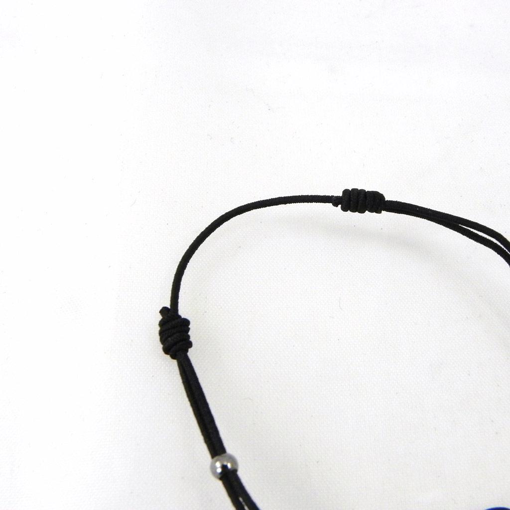 Les Trésors De Lily [G8744] - Black 'Camélia' Designer Bracelet