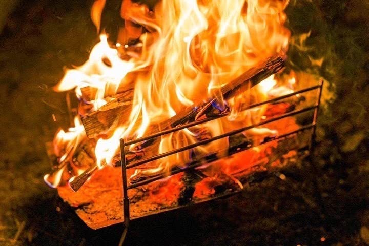 In Stainless Tokyocamp Bonfire Custom Tokyocamp Bonfire Tokyocamp Stainless Tokyocamp Bonfire Trivet [Made Japan, 18-8 Steel] Stand, Parts, 3-tier