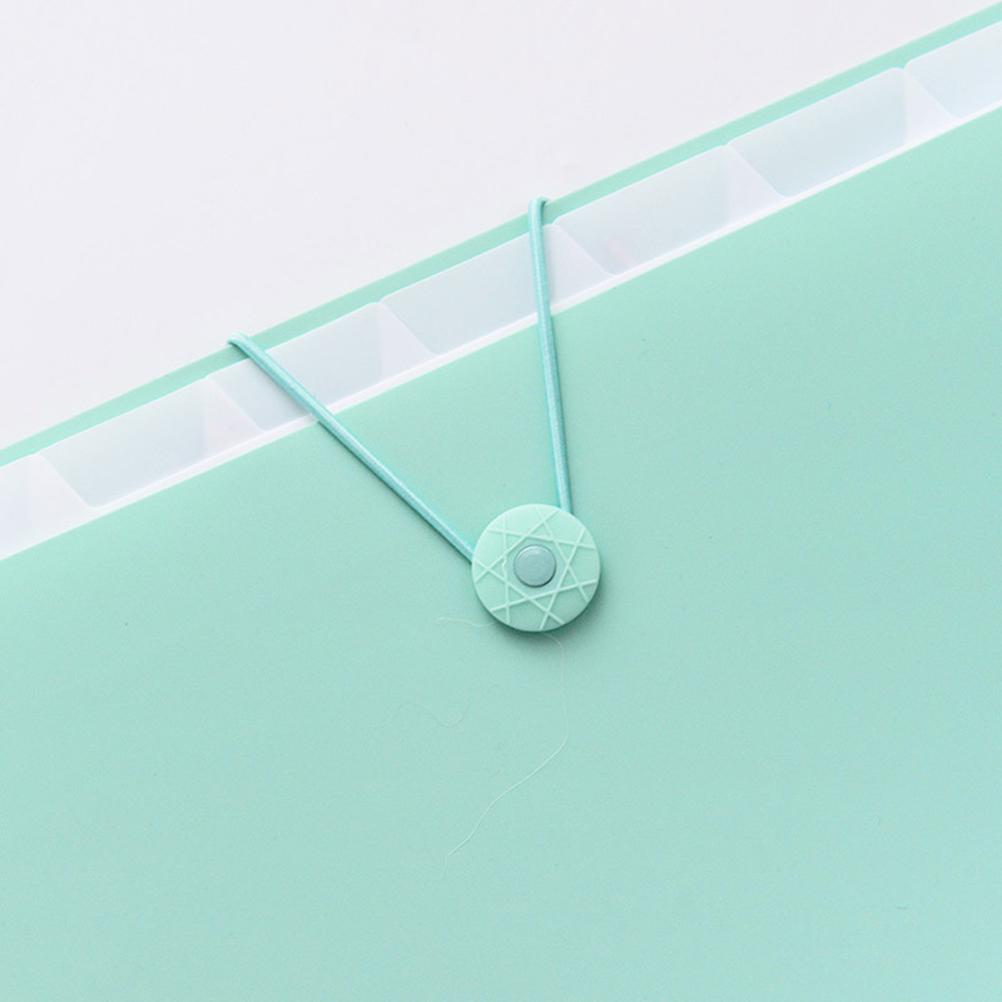 1 шт Пластиковая папка для файлов формата А4 5 карманов дизайн с завязками органайзер для документов с индексированными разделителями для удобного просмотра и China Mainland 3470₽