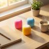 Color-changing Dough Cylinder Toy, A Tactile Toy Containing A Soft Dough Filling - It Changes Color In Sunlight (color Random).