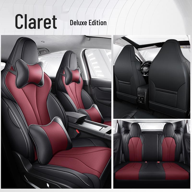 XPENG G3I Leather Seat Covers: All-Season, Full Coverage for Five-Seat Electric Vehicle.