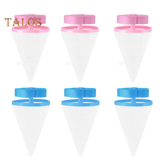 

Фильтр-мешок в форме сливы Губчатый блок Фильтр для стиральной машины Улавливатель волос Многоразовый сетчатый фильтр для стиральной машины 6pcs разноцветный