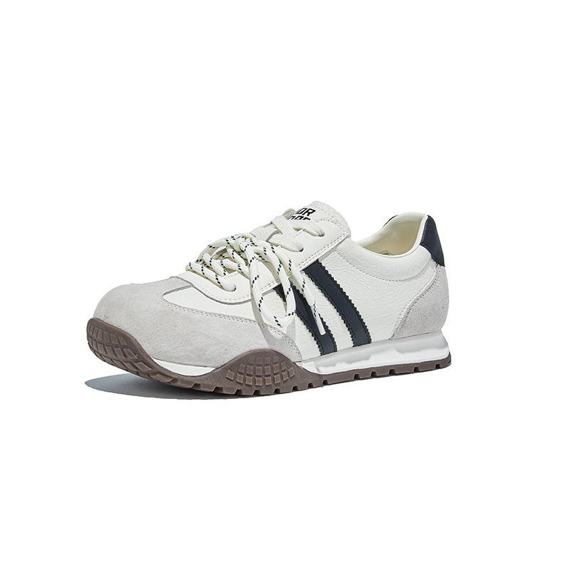 Toe Cap Leather Autumn New Shoes Women's Shoes Versatile Casual Sports Shoes Women's