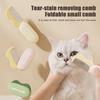 Foldable Cat Comb Flea Dirt Removal Cat Comb Reduce Shedding Versatile Pet Hair Comb Pet Grooming Tools