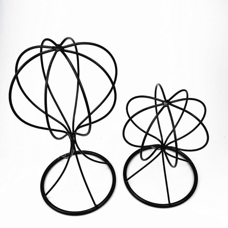 Iron Hat And Wig Display Stand Featuring Modern Designs and Easy Maintenance Home Organization Storage Solution