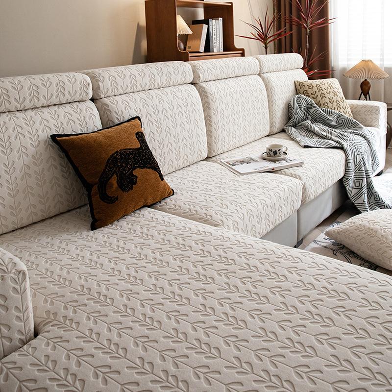 2025 Nový fleecový L-kový rohový potah na pohovku 1 2 3 4místný Univerzální potah na gauč Celoroční Protiskluzový Strečový Chránič sedáku