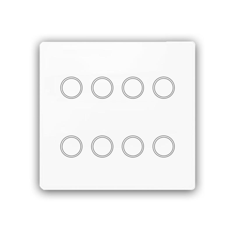 Graffiti WiFi Smart Touch Wall Switch, Alexa Compatible, Tempered Glass, Brazil Standard