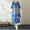 Maneca scurta marime mare bumbac vintage floral nou in rochii pentru femei rochie lejera lunga de vara