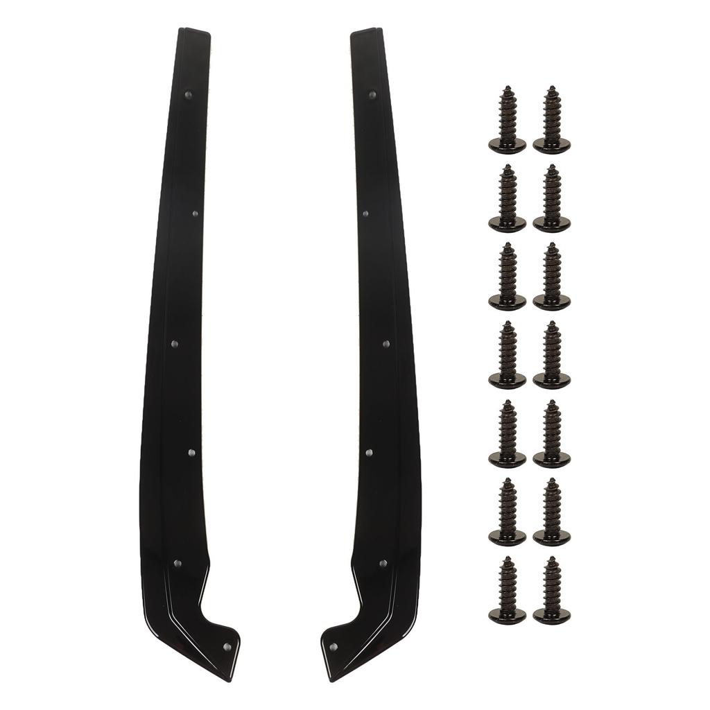 Car Rear Bumper Lip Rear Bumper Spoiler Glossy Balck Rear Bumper Side Splitters Flaps for 5 Series G30 G31 Sport 2017‑2025