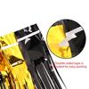 Backdrop Curtains Dot Metallic Foil Tinsel Fringe Curtain Wedding Birthday Party Photography Background Decorations