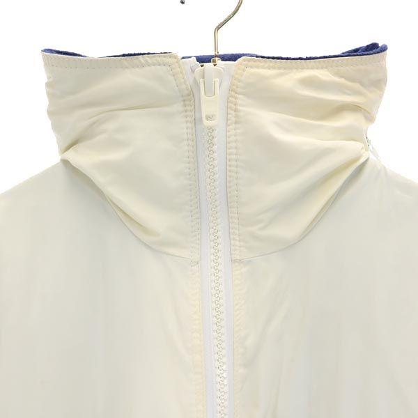 CANTERBURY OF NEW ZEALAND Rückenfleece Nylonjacke L Weiß Systemlogo Herren Gebraucht