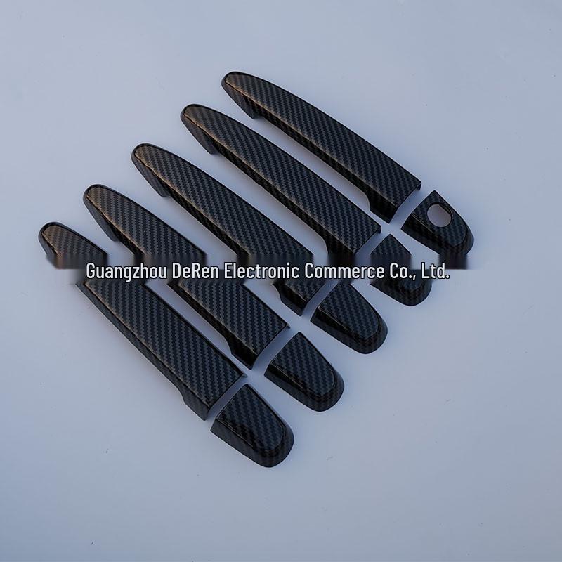 Carbon Fiber Handle Cover for 2003-2009 Toyota Prado FJ120 Exterior Door Handles
