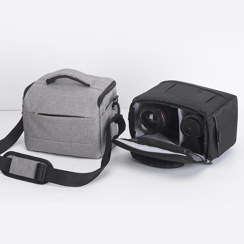 Water Resistant Camera Bag Shockproof Padded Interior Adjustable Shoulder Strap For Outdoor Photography Hiking Travel