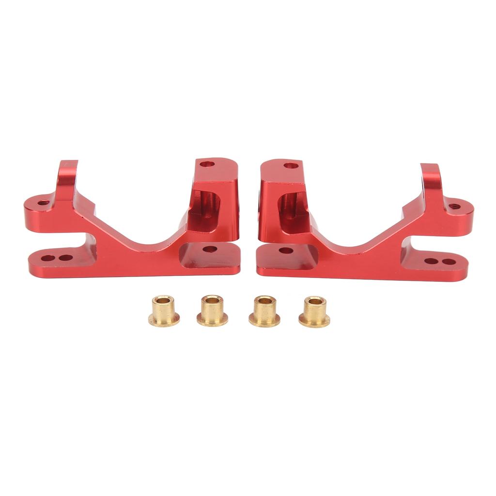 2PCS RC Caster Blocks   High Hardness Aluminum Alloy Front C Hub Carrier for   Rustler 4  1:10 RC Car