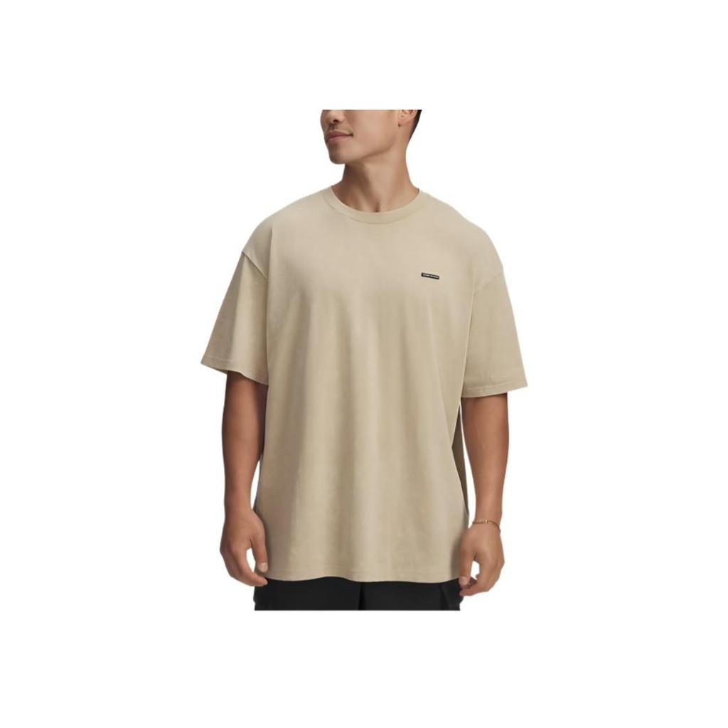 Under Armour Logo Wash Comfortable Simple Sports Casual Short Sleeve T-Shirt Men T-Shirts 1389147-234