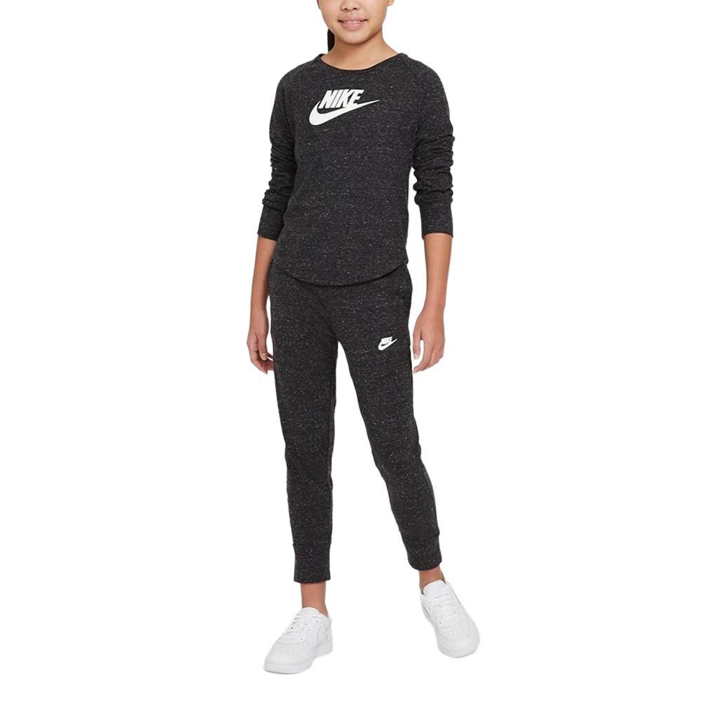 Nike Knit Sports Pants With Logo Print Kids bottoms Black DA1128-032