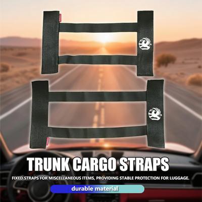 Car Trunk Fixed Strap Elastic Velcro Fixed Storage Securing Strap For Vauxhall Vivaro Zafira Combo Movano VXR8 Insignia Mokka