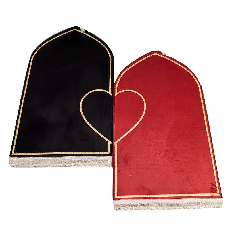 Grenzüberschreitender dicker Flanell-Gebetsteppich mit gedrucktem Design