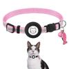 Pet Collar Adjustable Cats Collar with Reflective-Stripe & Tracker-Protector Dogs Nylon Breakaway Collar Pet Supplies