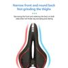 Soft Gel Bicycle Seat Breathable Hollow Mountain Bike Seat Cushion Exercise Bike Cushion For Comfortable Riding