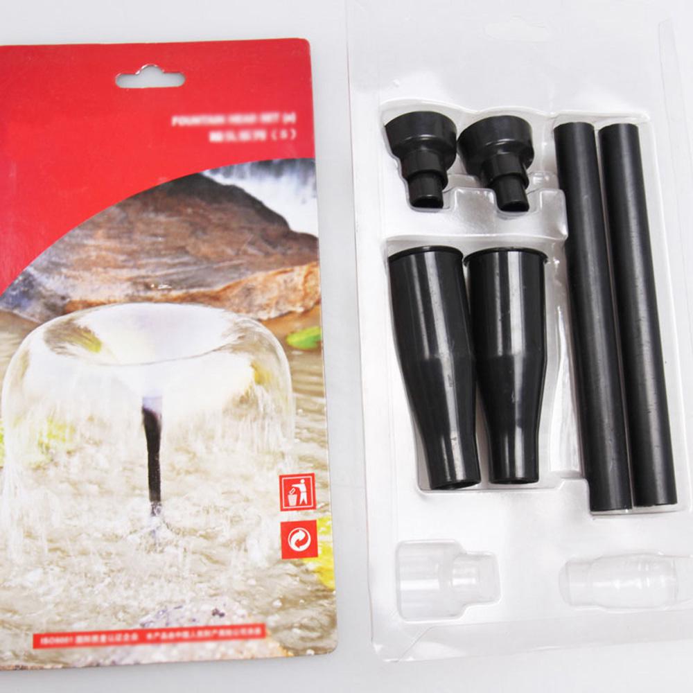 8Pcs Home Multi-functional Garden Ponds Fountain Plastic Nozzle Head 4 Different Nozzles For Pools Aquariums Fish Tanks Etc