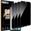 Tempered Glass Screen Protector - Xiaomi - Redmi 14C - Pack of 4 - Anti-spy - Shockproof