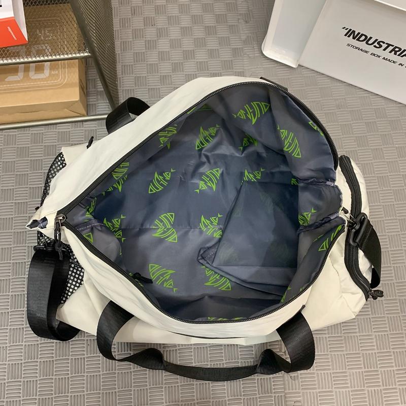 Herren-Kurzstreckenreisetasche mit Trocken-/Nasstrennung, leichte Gepäcktasche, tragbare Fitnesstasche mit großem Fassungsvermögen für Damen mit getrennten Schuhtaschen