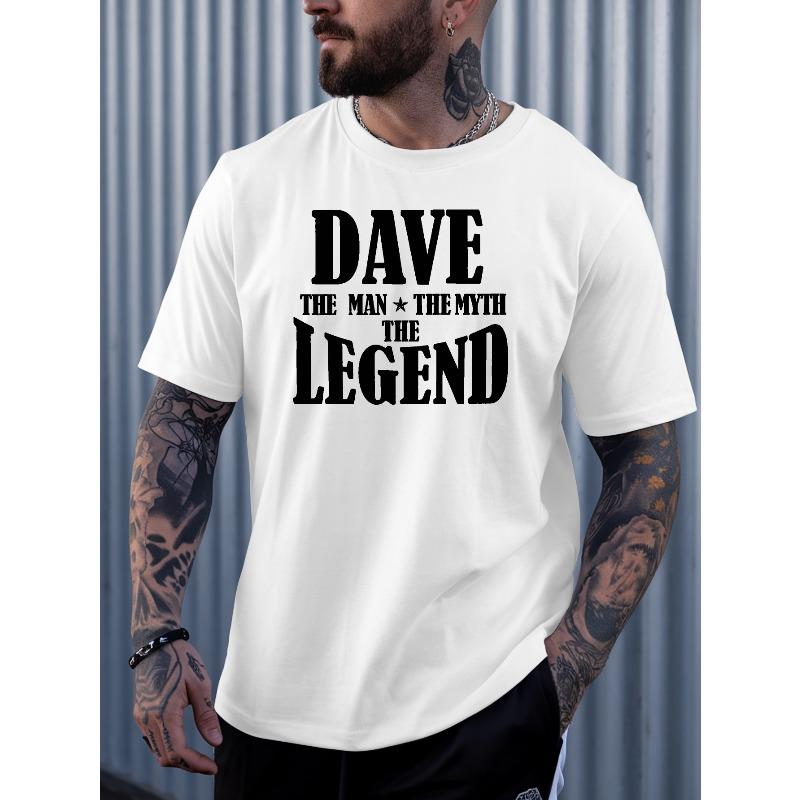 European Size Men's Summer Short-Sleeve T-Shirt with A-Z Letter Print - Round Neck Casual Top, Regular Fit Breathable Spring/Summer Wear