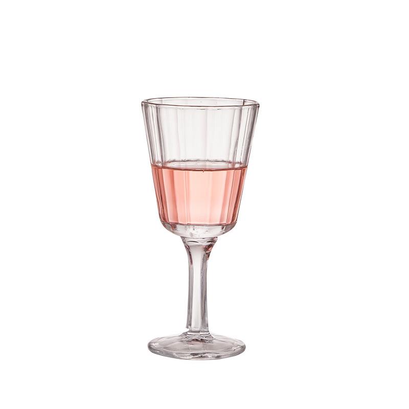 Vintage French Lace Stemmed Wine Glasses (Set of 2)