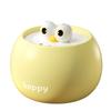 New Cat Funny Big-eyed Cute Ceramic Electric Water Dispenser Dog Drinking Bowl Circulation Automatic Pet Water Dispenser