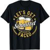 Lass uns Schnitzel-Gesichter bekommen Oktoberfest Deutsches Lustiges Geschenk T-Shirt