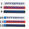 Car Sticker Emblem Auto Badge Decal for Hybrid Synergy Drive Letter Prius Camry Rav4 Crown Auris Honda Focus Toyota Styling